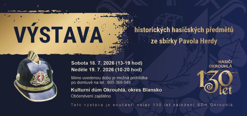 Pozvánka na&nbsp;výstavu SDH